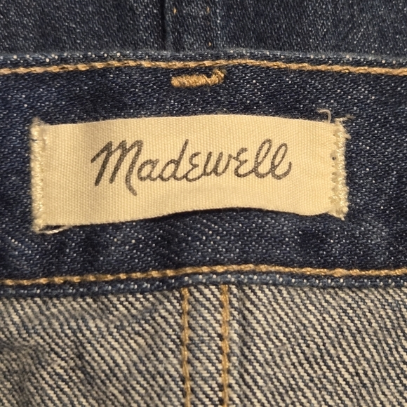 Madewell Womens Rigid Denim High Waist Straight Mini Jean Skirt Size 29 - Picture 11 of 12